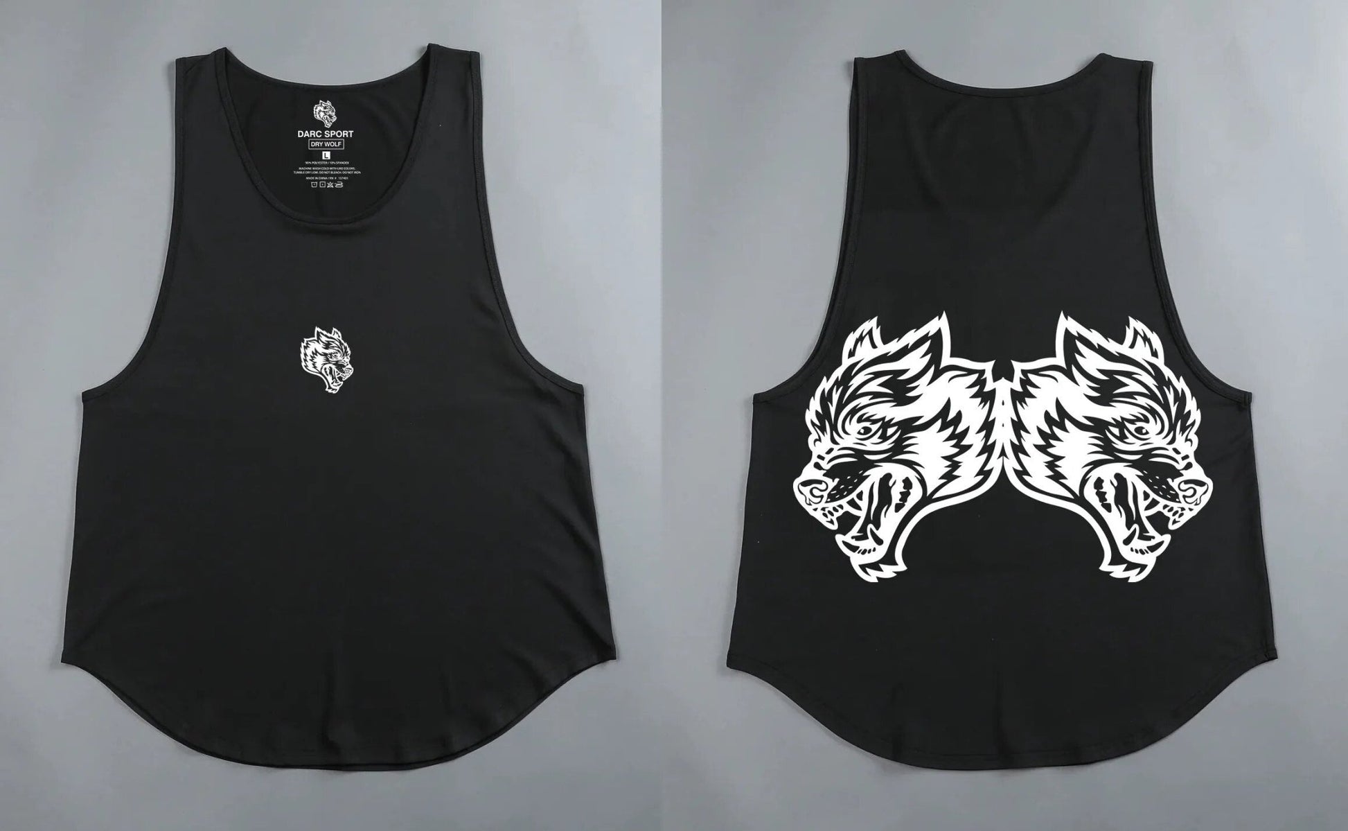 DarcSport Tank Tops Gym Bodybuilding Fitness Men Clothing Basketball Running Workout US Size Darcsport Tanks - Yallafit