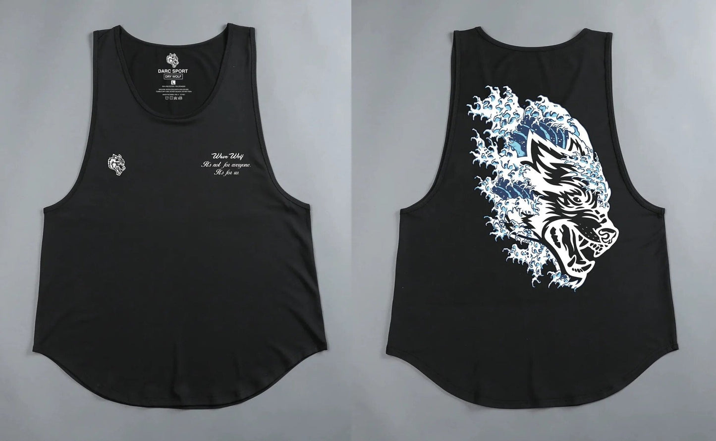 DarcSport Tank Tops Gym Bodybuilding Fitness Men Clothing Basketball Running Workout US Size Darcsport Tanks - Yallafit