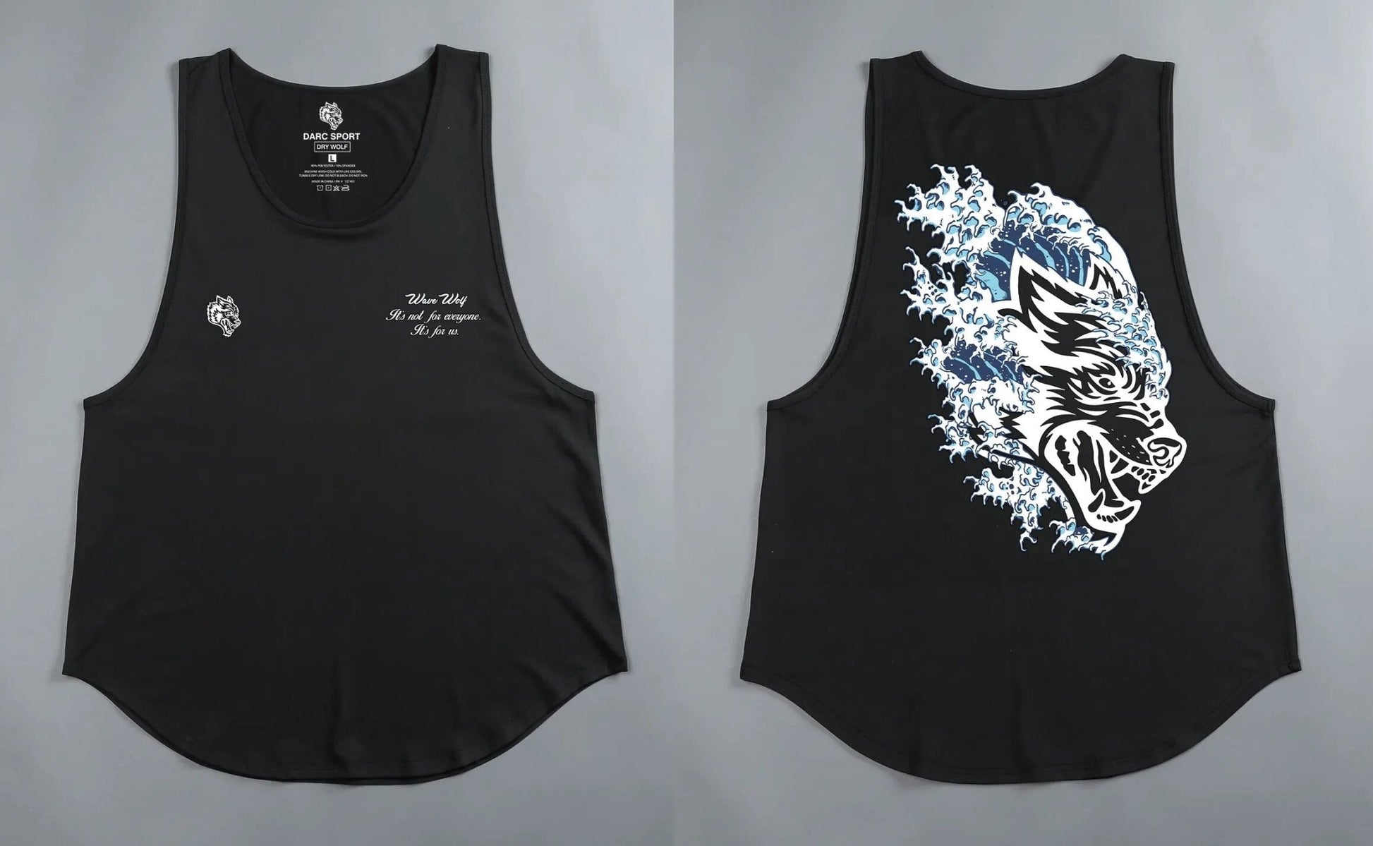 DarcSport Tank Tops Gym Bodybuilding Fitness Men Clothing Basketball Running Workout US Size Darcsport Tanks - Yallafit