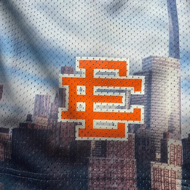 EE Basic Short NEW YORK CITY SKYLINE 2023 men casual shorts fitness sports pants summer gym workout mesh shorts men shorts - Yallafit