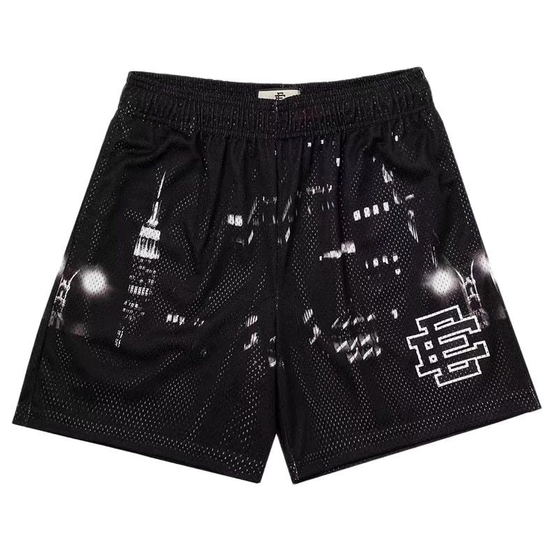 EE Basic Short NEW YORK CITY SKYLINE 2023 men casual shorts fitness sports pants summer gym workout mesh shorts men shorts - Yallafit