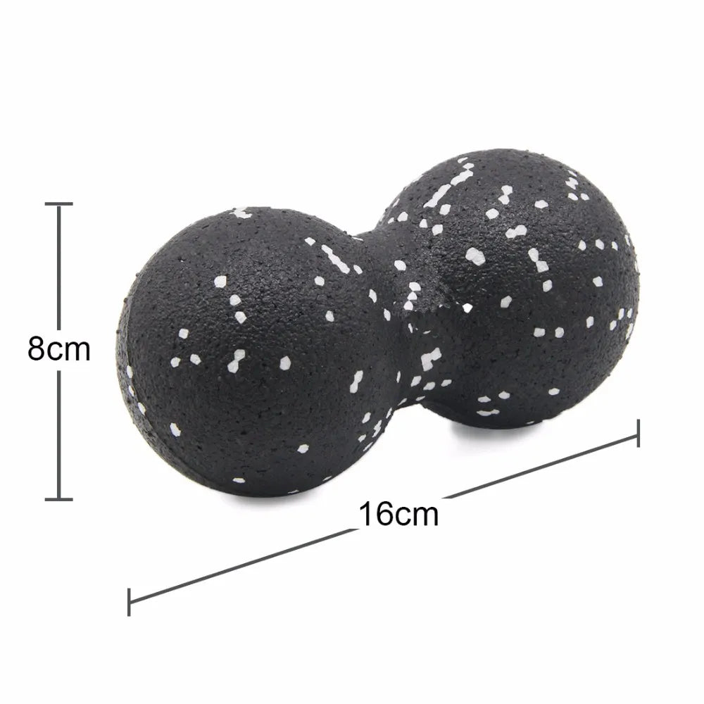 EPP Lacrosse Myofascia Ball Peanut Massage Ball High Density Lightweight Fitness Body Fascia Exercise Relieve Pain Yoga Ball - Yallafit