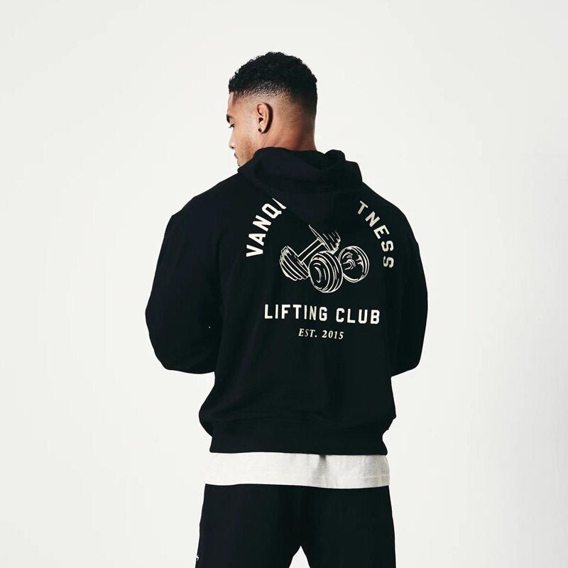 Fashion Men Clothing Autumn Winter New Oversized Pullover joggers Gym Running Training Bodybuilding Sweatshirt Hoodie Sportswear - Yallafit