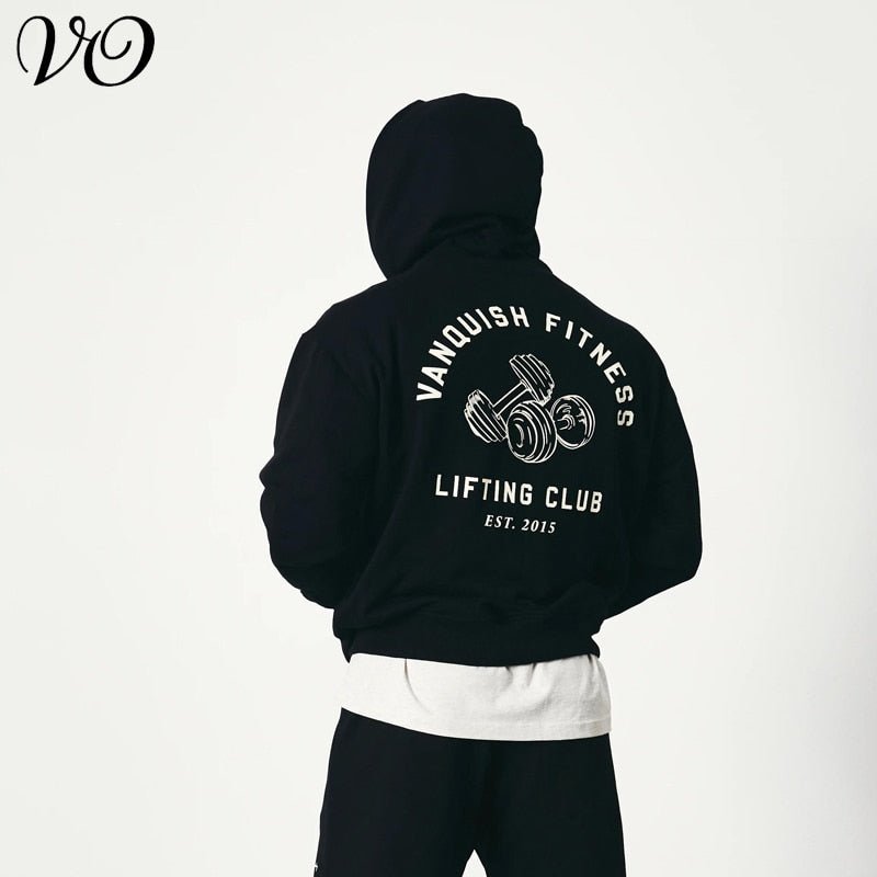 Fashion Men Clothing Autumn Winter New Oversized Pullover joggers Gym Running Training Bodybuilding Sweatshirt Hoodie Sportswear - Yallafit