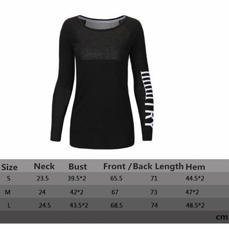 Fitness Breathable Sportswear Women T Shirt Sport Suit Yoga Top Quick-Dry Running Shirt Gym Clothes Sport Shirt Jacket P189 - Yallafit
