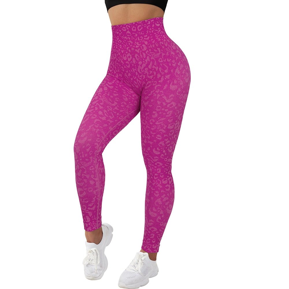 Fitness Leggings Women Crossover Yoga Pants Mujer Scrunch Butt Legging Workout Booty Leggings Gym Seamless Yoga Leggings Women - Yallafit