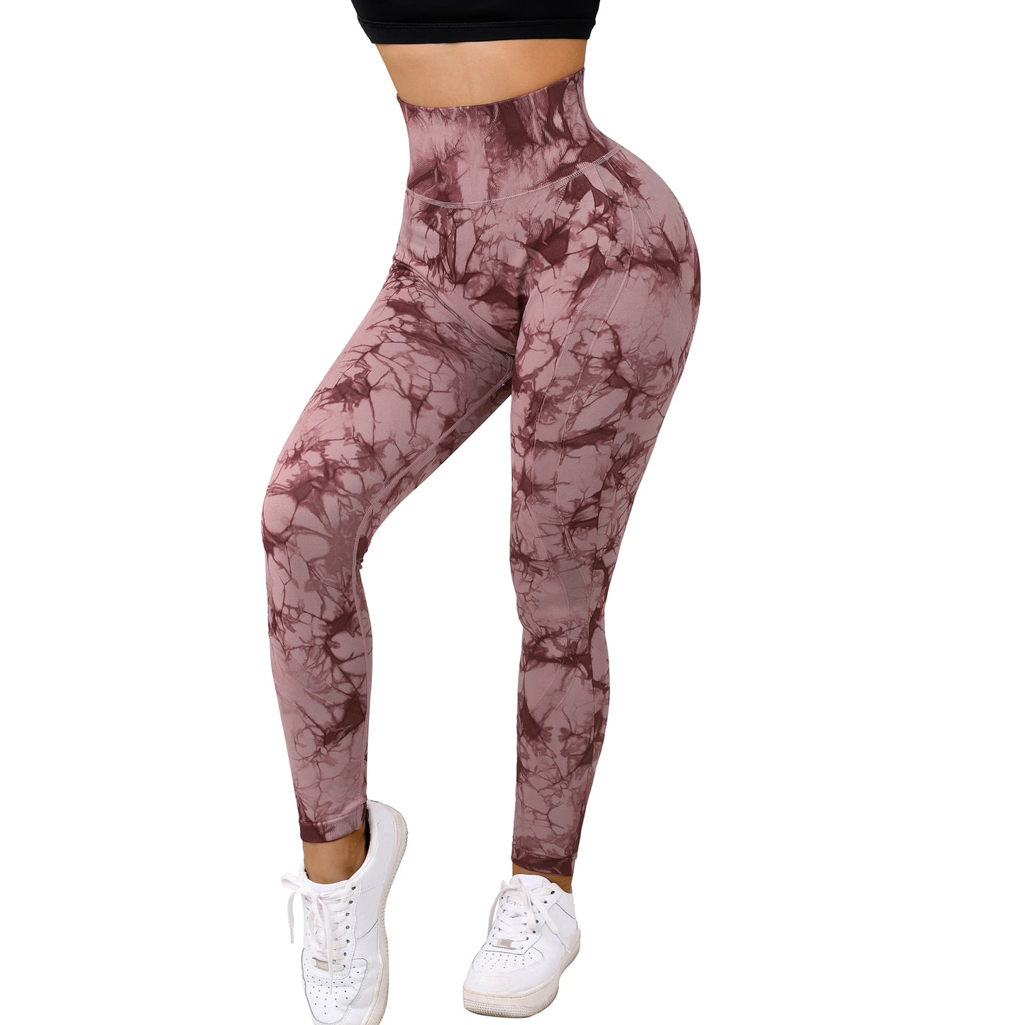 Fitness Leggings Women Crossover Yoga Pants Mujer Scrunch Butt Legging Workout Booty Leggings Gym Seamless Yoga Leggings Women - Yallafit