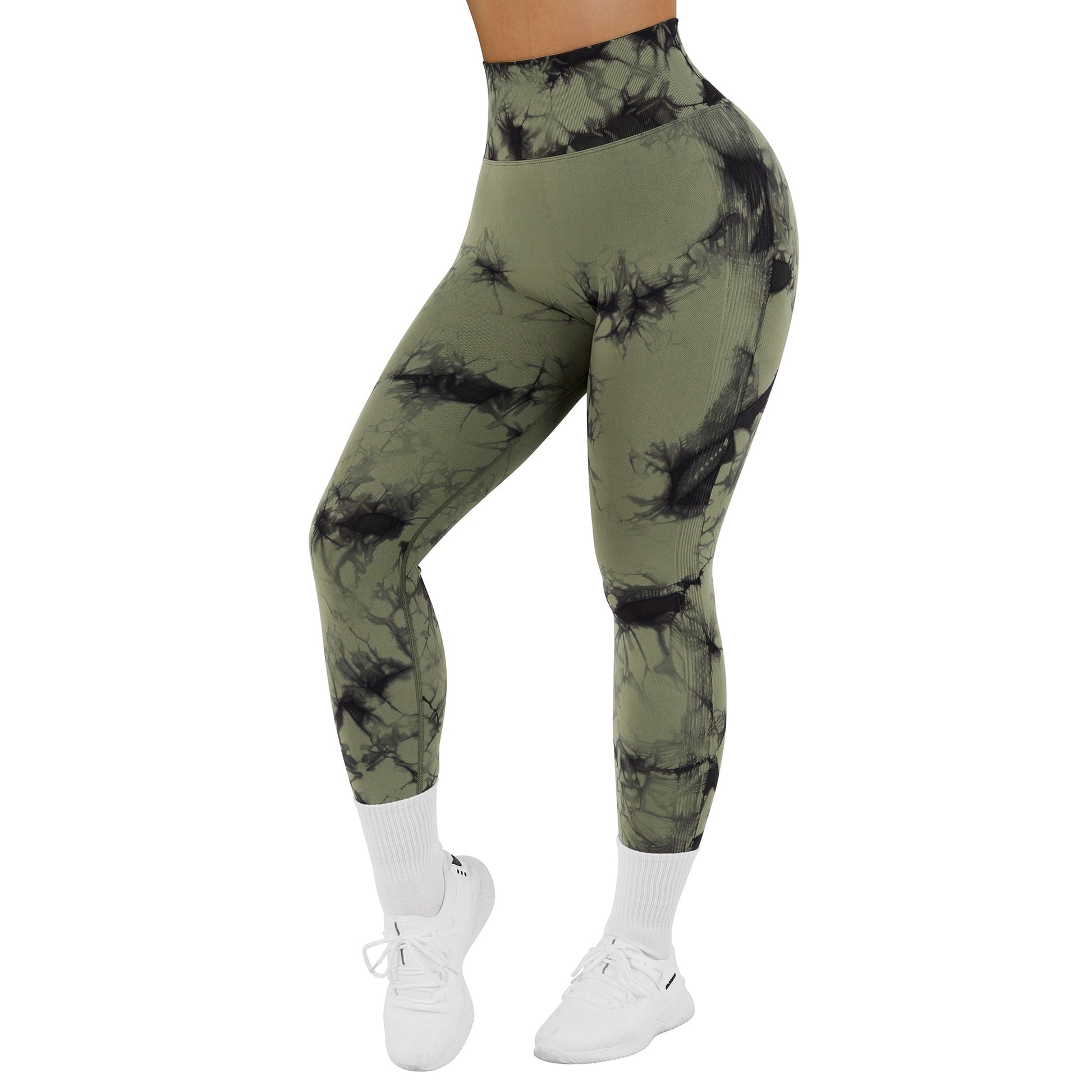 Fitness Leggings Women Crossover Yoga Pants Mujer Scrunch Butt Legging Workout Booty Leggings Gym Seamless Yoga Leggings Women - Yallafit