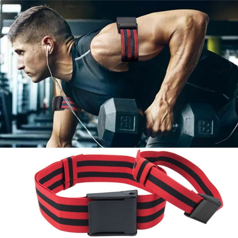 Fitness Occlusion Bands Weight Bodybuilding Blood Flow Restriction Bands Arm Leg Elastic Wraps Fast Muscle Growth Gym Equipment - Yallafit