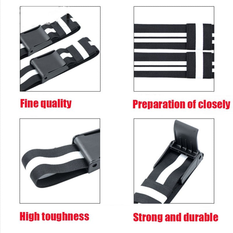 Fitness Occlusion Bands Weight Bodybuilding Blood Flow Restriction Bands Arm Leg Elastic Wraps Fast Muscle Growth Gym Equipment - Yallafit