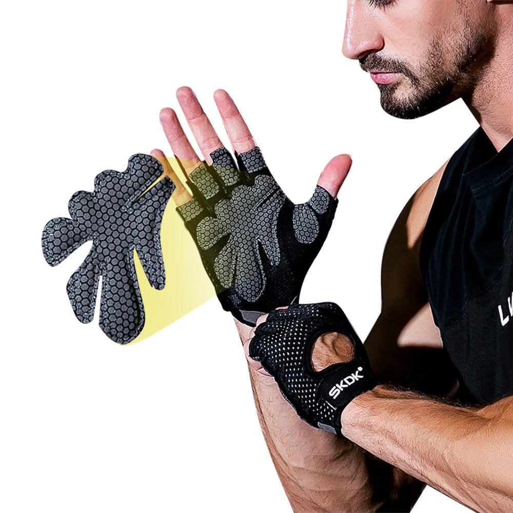 Fitness Weight Lifting Gloves Weight Training Gloves Gym Gloves Weightlifting Workout Dumbbell Crossfit Bodybuilding Accessories - Yallafit