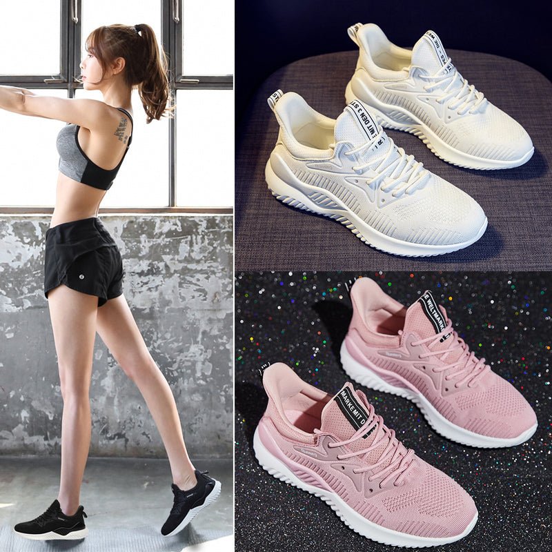 Flyknit Gym Soft Bottom Jump Rope Super Lightweight Sneakers - Yallafit