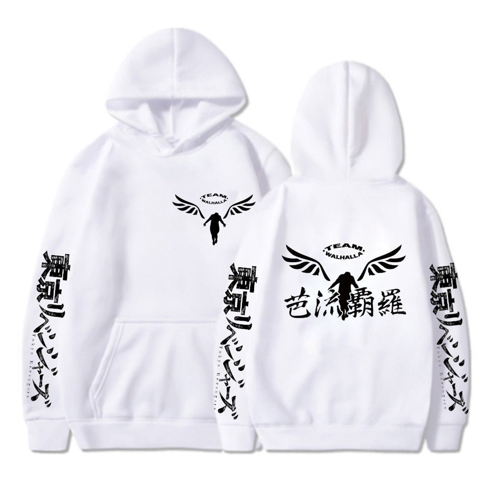 Gambar Valhalla Tokyo Revengers Hoodies Anime Graphic Hoodie for Men Women Sportswear Tokyo Revengers Cosplay Tracksuit Clothes - Yallafit
