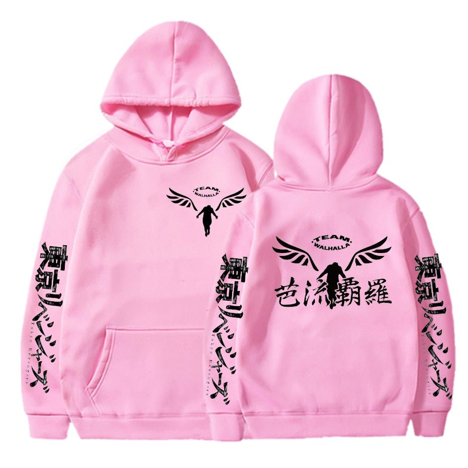 Gambar Valhalla Tokyo Revengers Hoodies Anime Graphic Hoodie for Men Women Sportswear Tokyo Revengers Cosplay Tracksuit Clothes - Yallafit
