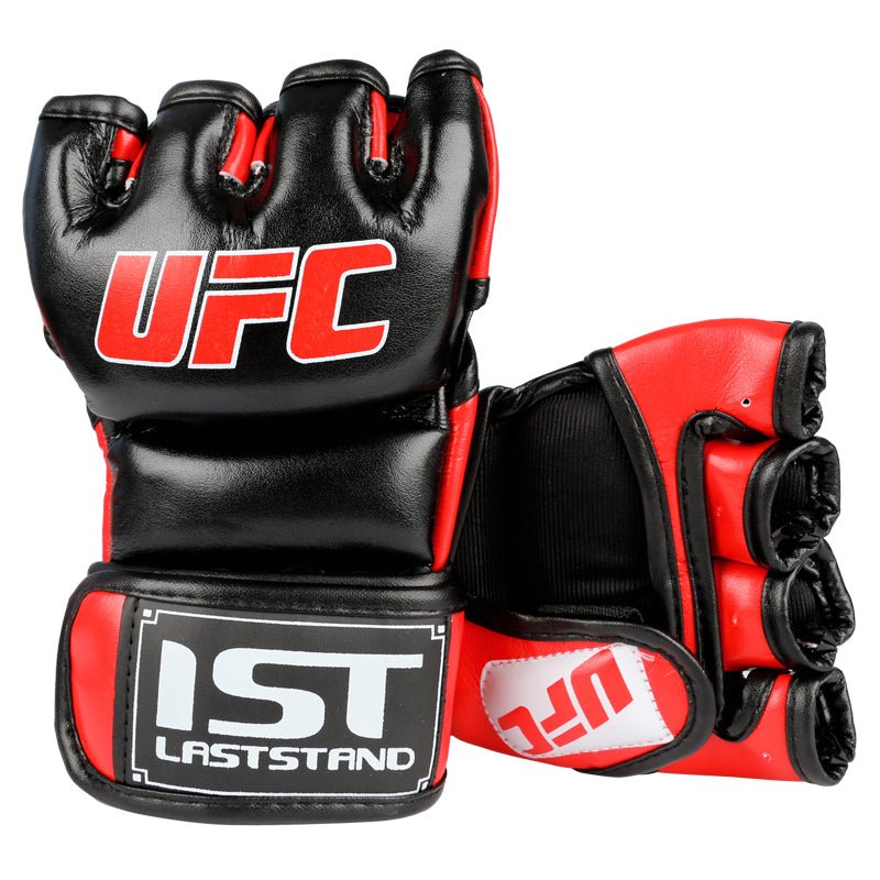 Half Finger Boxing Gloves Adult Men Women Boxing Glove Five Finger Breathable Combat MMA Training Gloves Sanda Fight Fighting - Yallafit