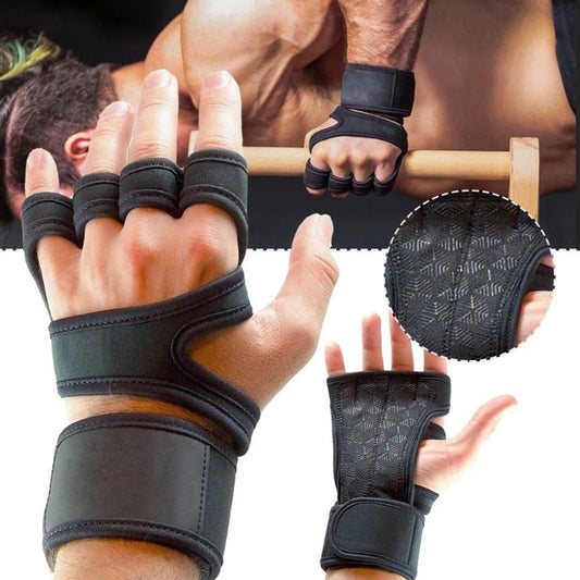 Hand Wrist Palm Protector Gloves Weightlifting Training Gloves for Men Women Fitness Sports Cycling Gymnastics Gym Gloves - Yallafit