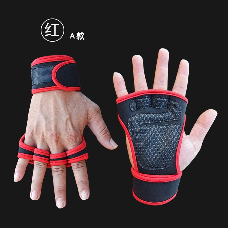 Hand Wrist Palm Protector Gloves Weightlifting Training Gloves for Men Women Fitness Sports Cycling Gymnastics Gym Gloves - Yallafit