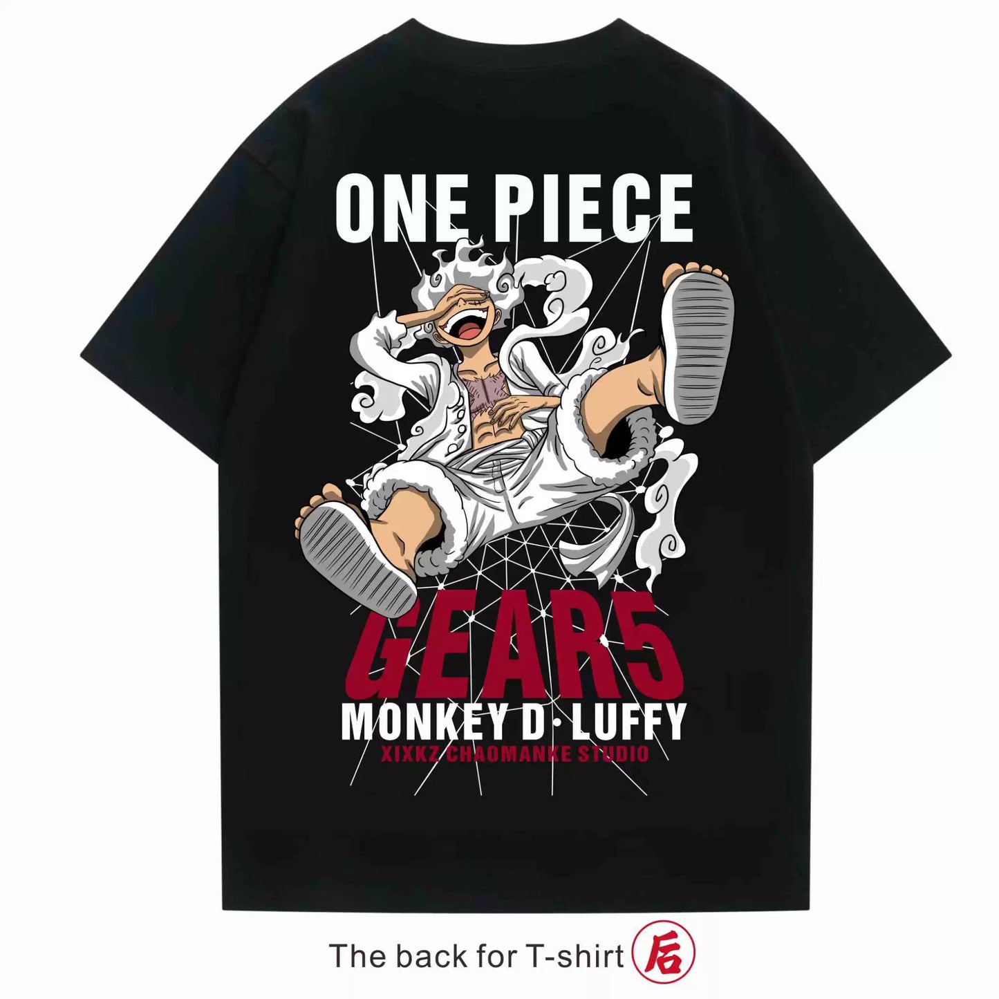 Heavy Cotton Japanese-Style Luffy Ace Short-Sleeved T-shirt - Yallafit