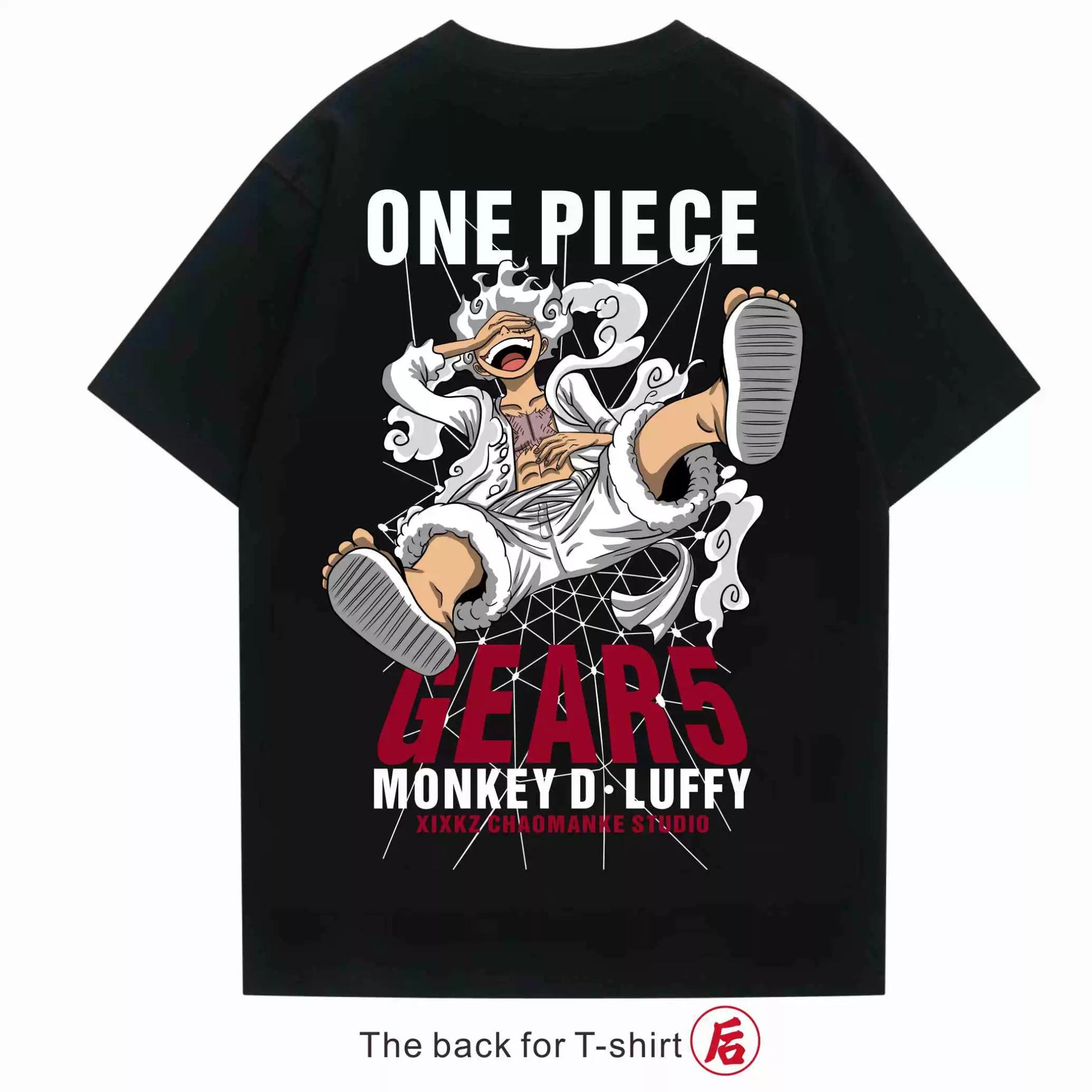 Heavy Cotton Japanese-Style Luffy Ace Short-Sleeved T-shirt - Yallafit