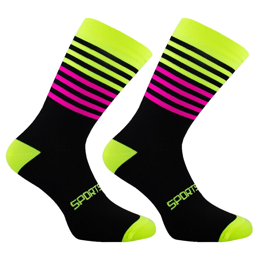 High Quality Profession Team Men Women Cycling Socks Bike Socks Breathable Bicycle Socks Outdoor Sportswear Racing Socks 2021 - Yallafit