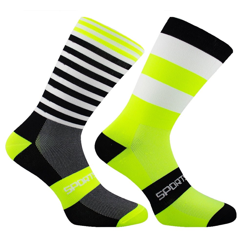 High Quality Profession Team Men Women Cycling Socks Bike Socks Breathable Bicycle Socks Outdoor Sportswear Racing Socks 2021 - Yallafit