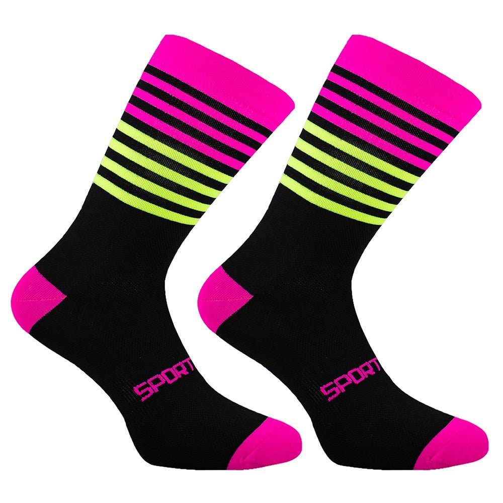 High Quality Profession Team Men Women Cycling Socks Bike Socks Breathable Bicycle Socks Outdoor Sportswear Racing Socks 2021 - Yallafit