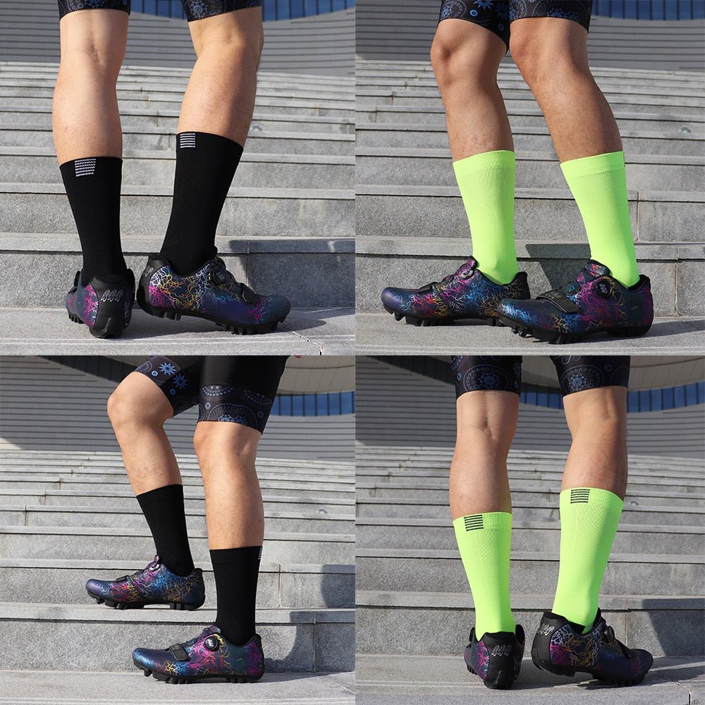 High Quality Profession Team Men Women Cycling Socks Bike Socks Breathable Bicycle Socks Outdoor Sportswear Racing Socks 2021 - Yallafit