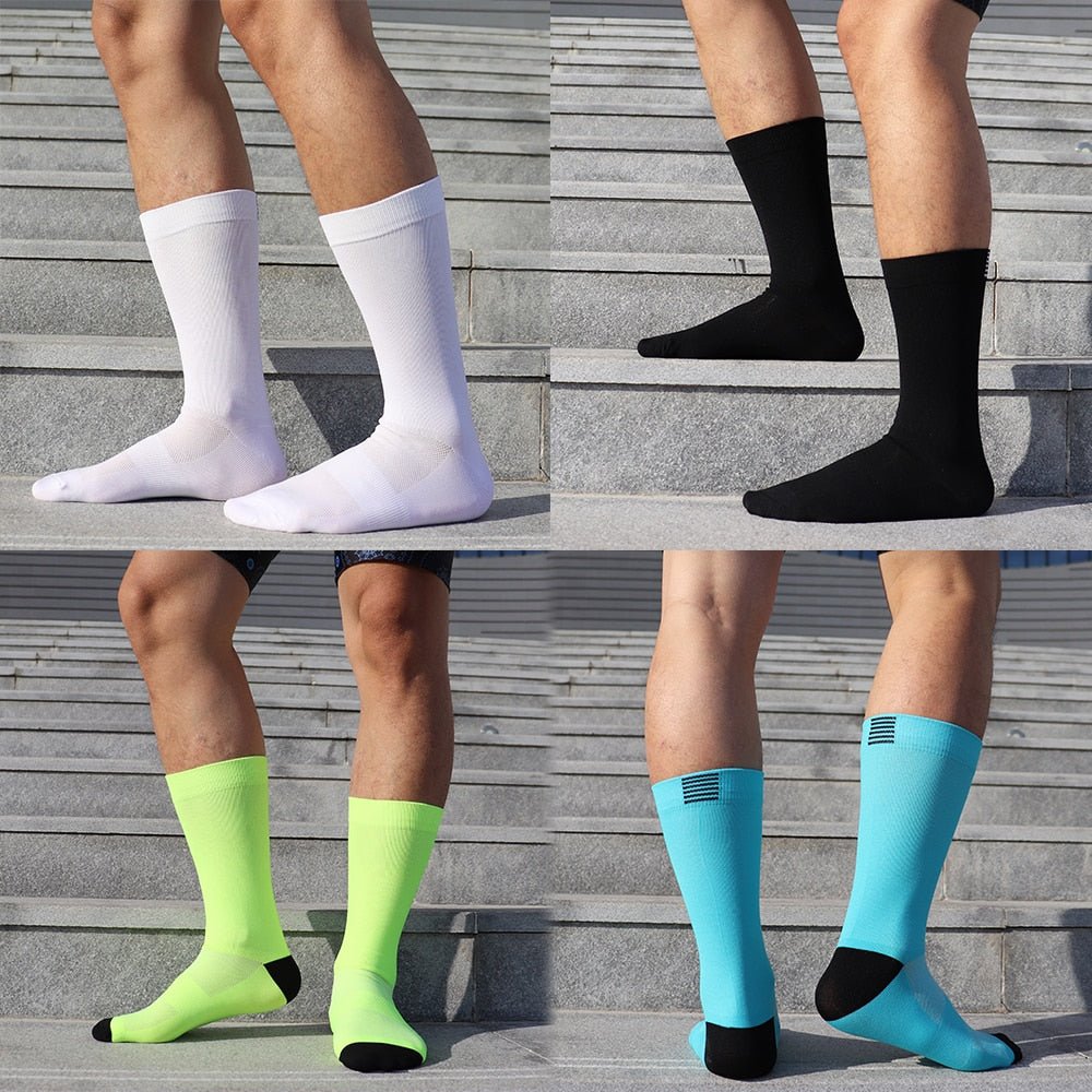 High Quality Profession Team Men Women Cycling Socks Bike Socks Breathable Bicycle Socks Outdoor Sportswear Racing Socks 2021 - Yallafit