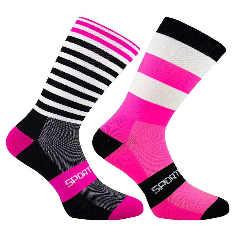 High Quality Profession Team Men Women Cycling Socks Bike Socks Breathable Bicycle Socks Outdoor Sportswear Racing Socks 2021 - Yallafit