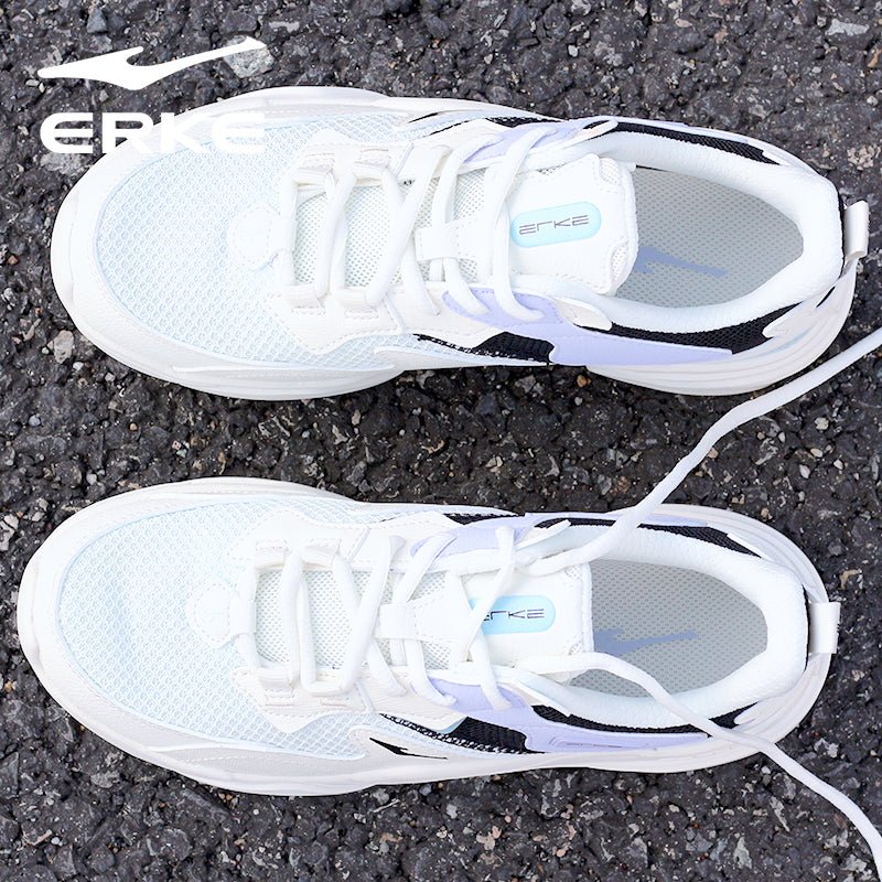 Hongxing Erke Women's Shoes Breathable Mesh Shoes Women's Mesh Running Shoes Casual Shoes Shockproof Shoes Women's Brand Sneakers - Yallafit