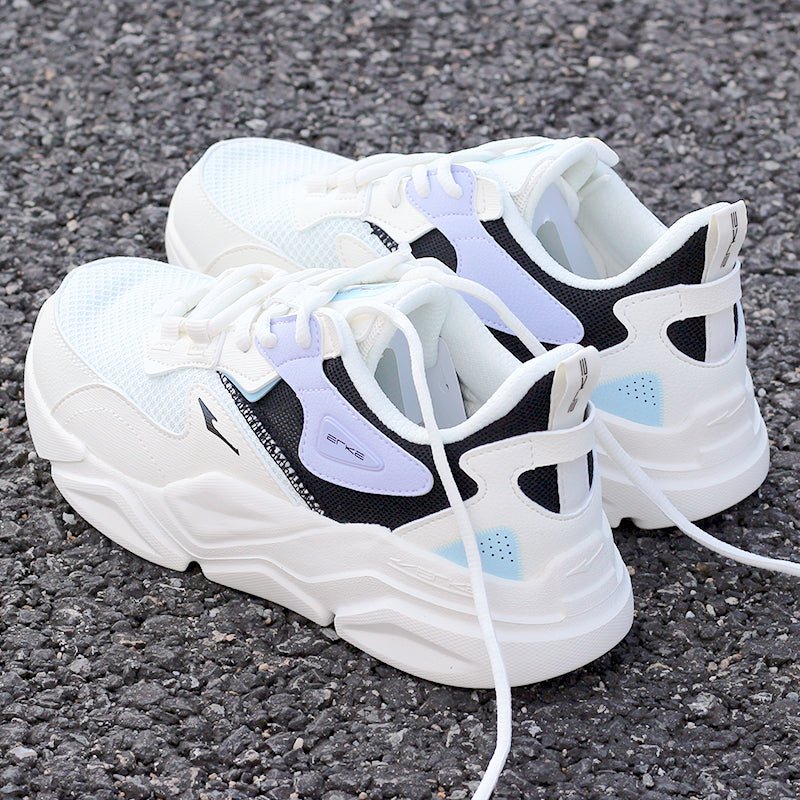 Hongxing Erke Women's Shoes Breathable Mesh Shoes Women's Mesh Running Shoes Casual Shoes Shockproof Shoes Women's Brand Sneakers - Yallafit