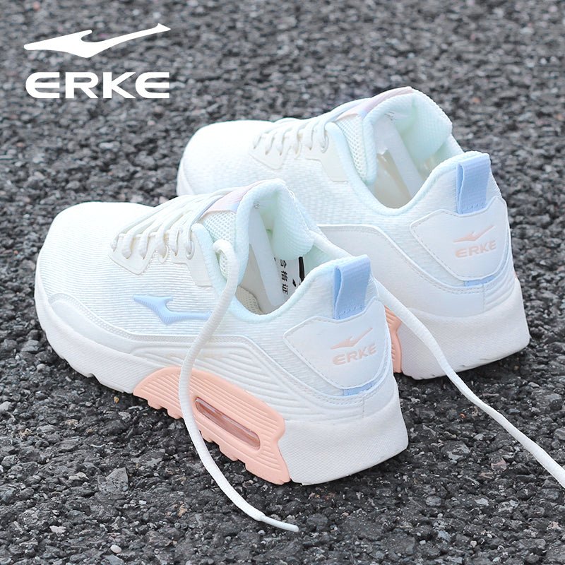Hongxing Erke Women's Shoes Breathable Mesh Shoes Women's Mesh Running Shoes Casual Shoes Shockproof Shoes Women's Brand Sneakers - Yallafit