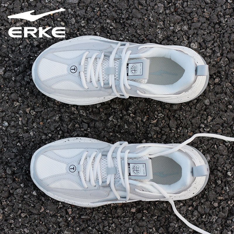 Hongxing Erke Women's Shoes Breathable Mesh Shoes Women's Mesh Running Shoes Casual Shoes Shockproof Shoes Women's Brand Sneakers - Yallafit