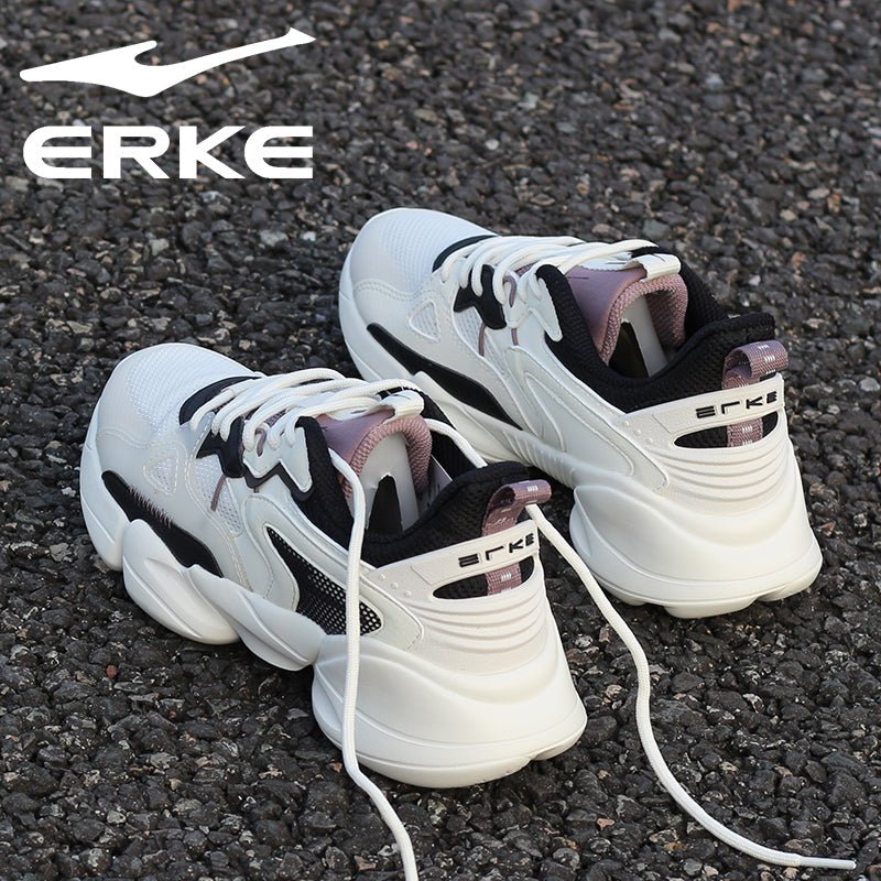 Hongxing Erke Women's Shoes Breathable Mesh Shoes Women's Mesh Running Shoes Casual Shoes Shockproof Shoes Women's Brand Sneakers - Yallafit