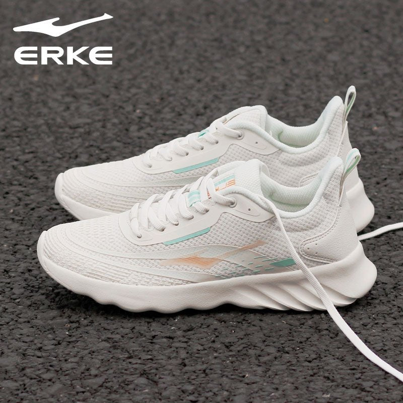Hongxing Erke Women's Shoes Breathable Mesh Shoes Women's Mesh Running Shoes Casual Shoes Shockproof Shoes Women's Brand Sneakers - Yallafit