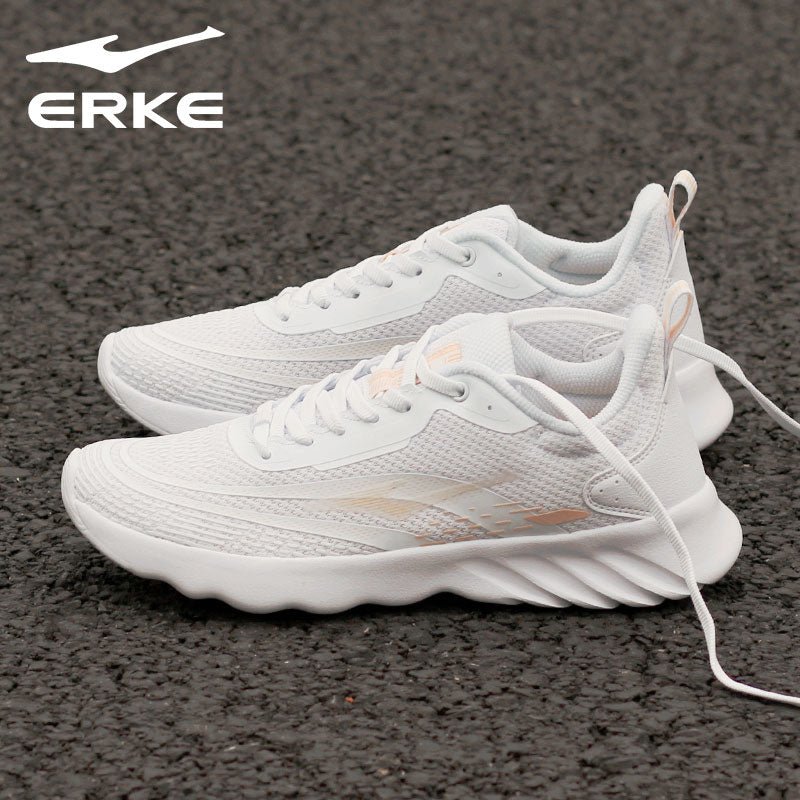 Hongxing Erke Women's Shoes Breathable Mesh Shoes Women's Mesh Running Shoes Casual Shoes Shockproof Shoes Women's Brand Sneakers - Yallafit