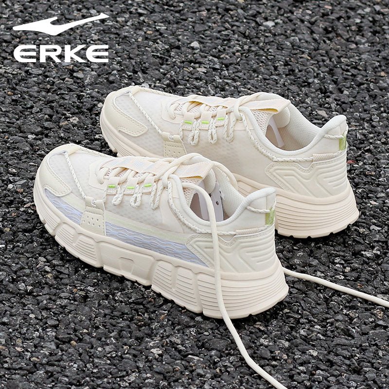 Hongxing Erke Women's Shoes Breathable Mesh Shoes Women's Mesh Running Shoes Casual Shoes Shockproof Shoes Women's Brand Sneakers - Yallafit