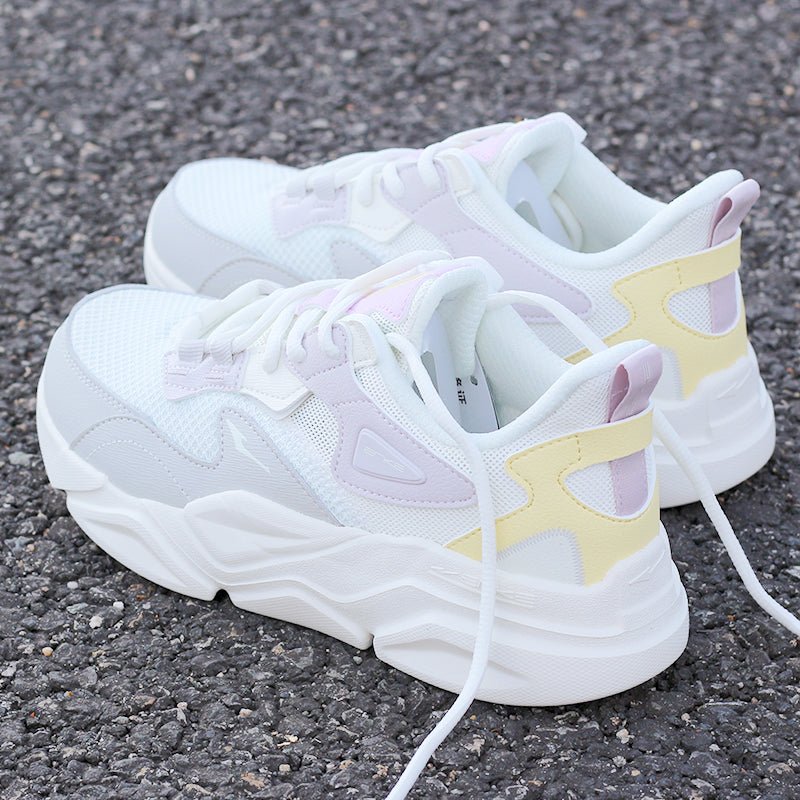 Hongxing Erke Women's Shoes Breathable Mesh Shoes Women's Mesh Running Shoes Casual Shoes Shockproof Shoes Women's Brand Sneakers - Yallafit