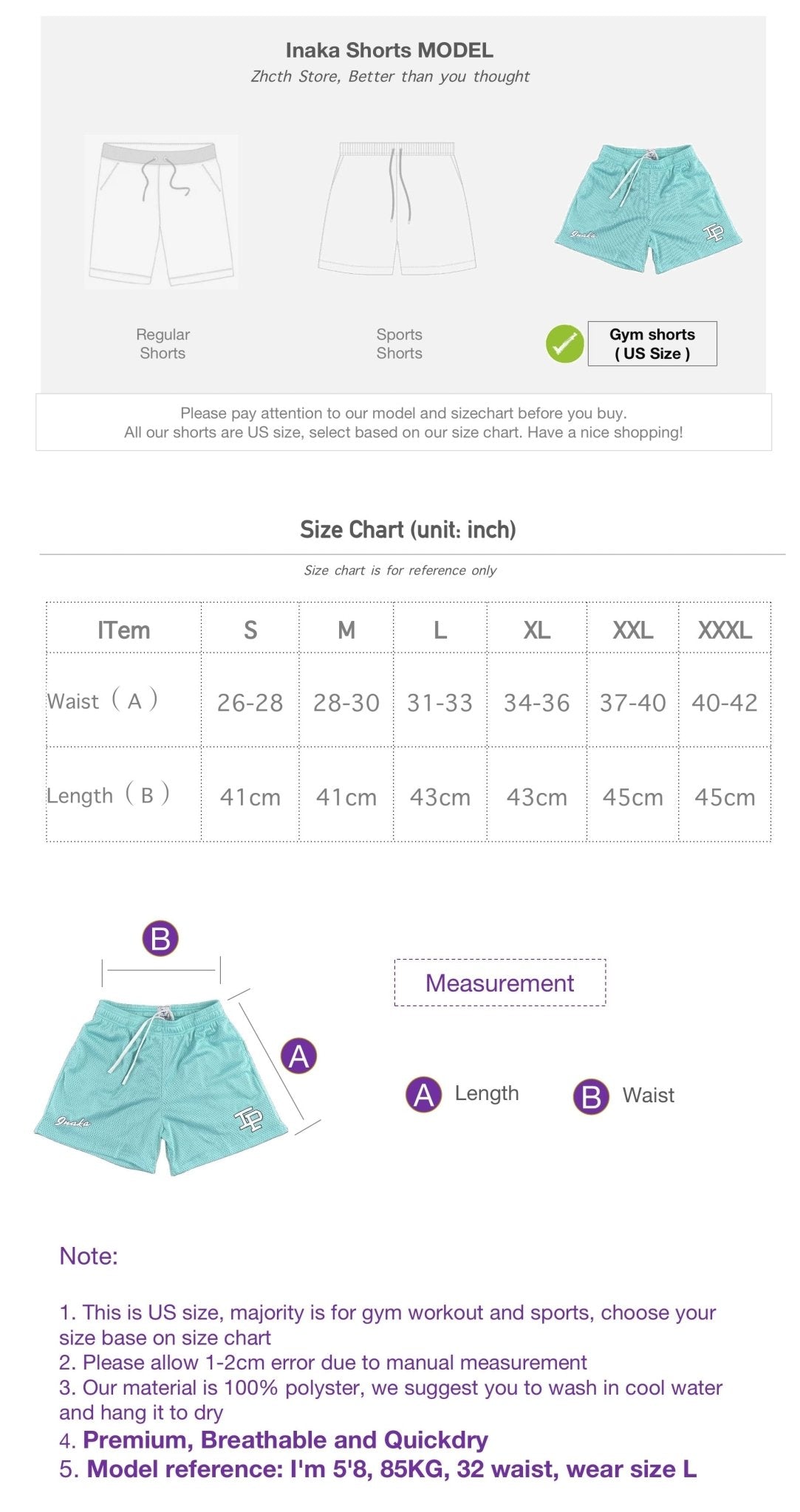 Inaka Power Double Mesh Shorts Season 14 Men Women Classic GYM Mesh Shorts Inaka Shorts With Inner Liner IP Shorts - Yallafit
