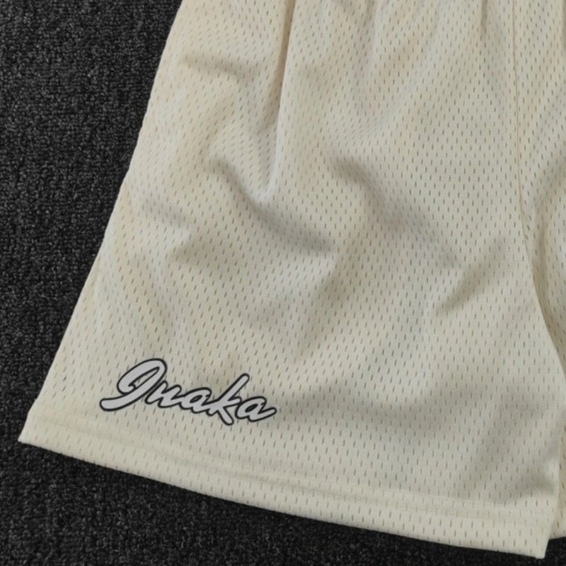 Inaka Power Double Mesh Shorts Season 14 Men Women Classic GYM Mesh Shorts Inaka Shorts With Inner Liner IP Shorts - Yallafit