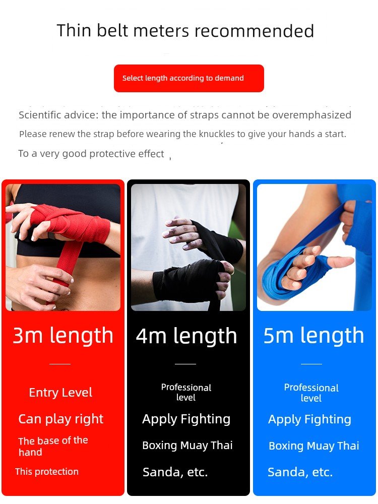 Jiurishan Sanda Gloves Girls Boxing Bandage - Yallafit