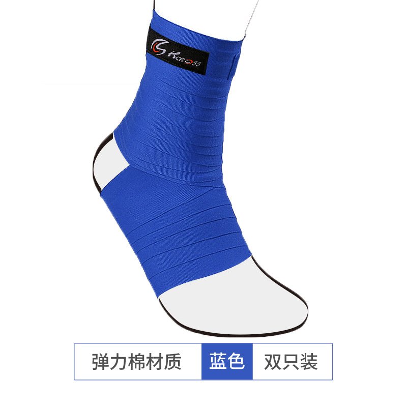 Kcross Sanda Fighting Ankle Support Men's and Women's Sports Fighting Taekwondo Fighting Boxing Winding Foot Binding Bandage - Yallafit