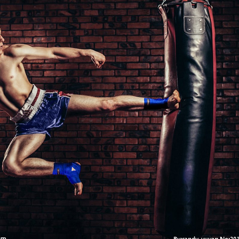 Kcross Sanda Fighting Ankle Support Men's and Women's Sports Fighting Taekwondo Fighting Boxing Winding Foot Binding Bandage - Yallafit