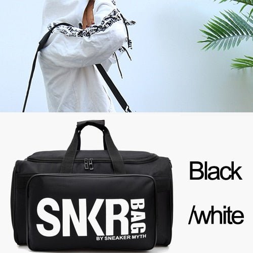 Large Multiple Compartment Sport Training Gym Bags Men Sneaker Gym Bag Shoes Packing Cube Organizer Waterproof Shoulder Bag SNKR - Yallafit 0