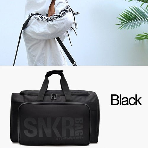 Large Multiple Compartment Sport Training Gym Bags Men Sneaker Gym Bag Shoes Packing Cube Organizer Waterproof Shoulder Bag SNKR - Yallafit 0