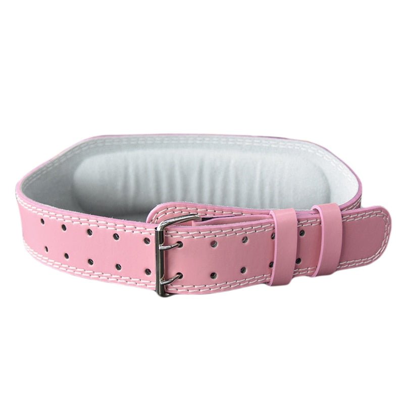 Leather Gym Belt Weightlifting Athletic Bodybuilding Powerlifting Crossfit Dumbbells Workout Weight Lifting Belt Gym Equipment - Yallafit 0