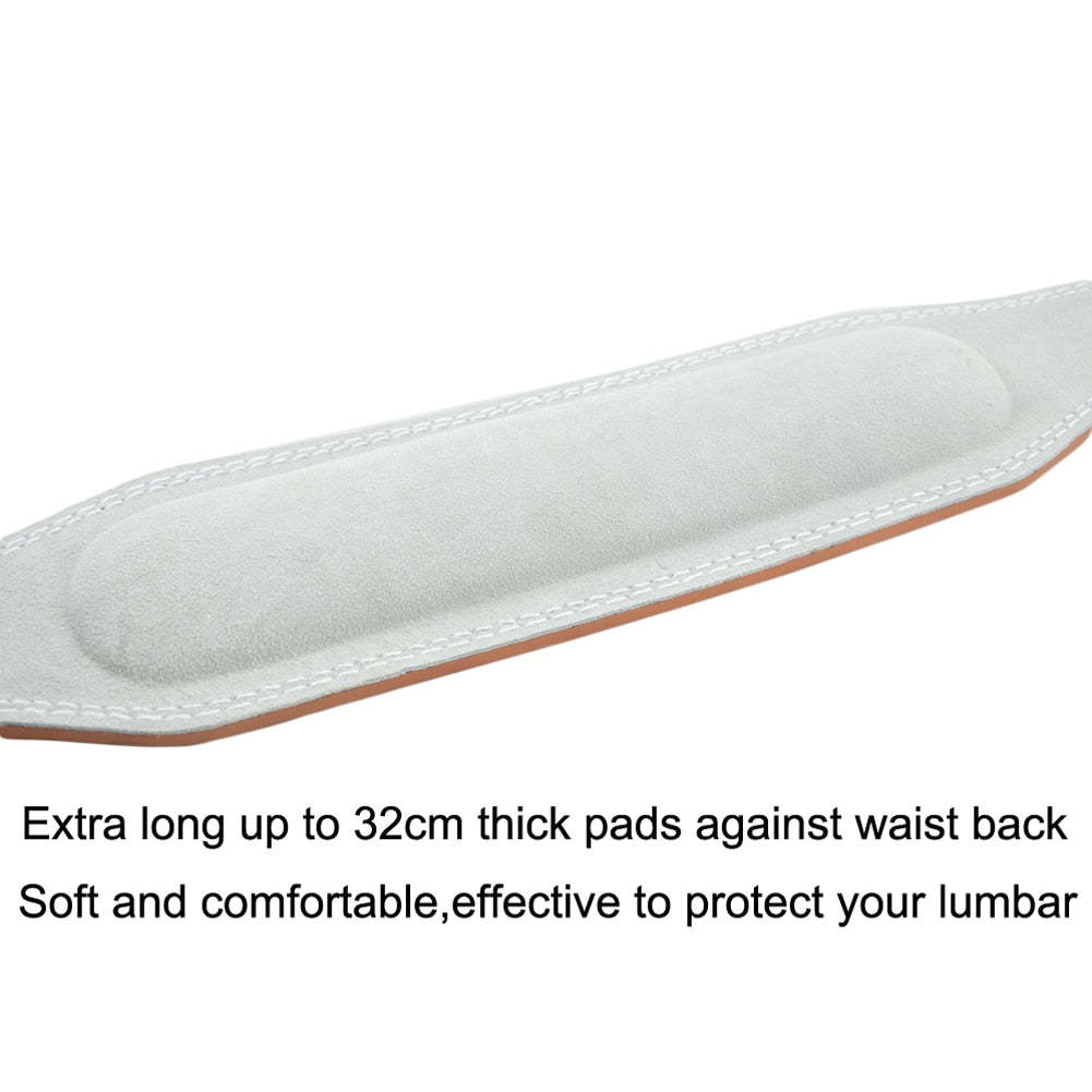 Leather Gym Belt Weightlifting Athletic Bodybuilding Powerlifting Crossfit Dumbbells Workout Weight Lifting Belt Gym Equipment - Yallafit 0