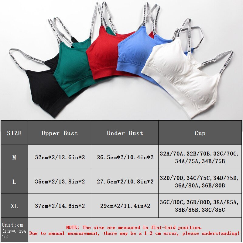 MAIJION Women Absorb Sweat Breathable Sports Bra Shockproof Padded Athletic Running Fitness Yoga Bra Top Seamless Sport Tops - Yallafit 0