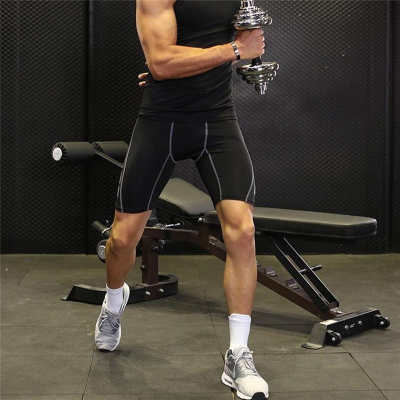 Men Compression Short Running Tights Men's Quick Dry Gym Fitness Sport Leggings Running Shorts Male Underwear Sport Shorts - Yallafit 0