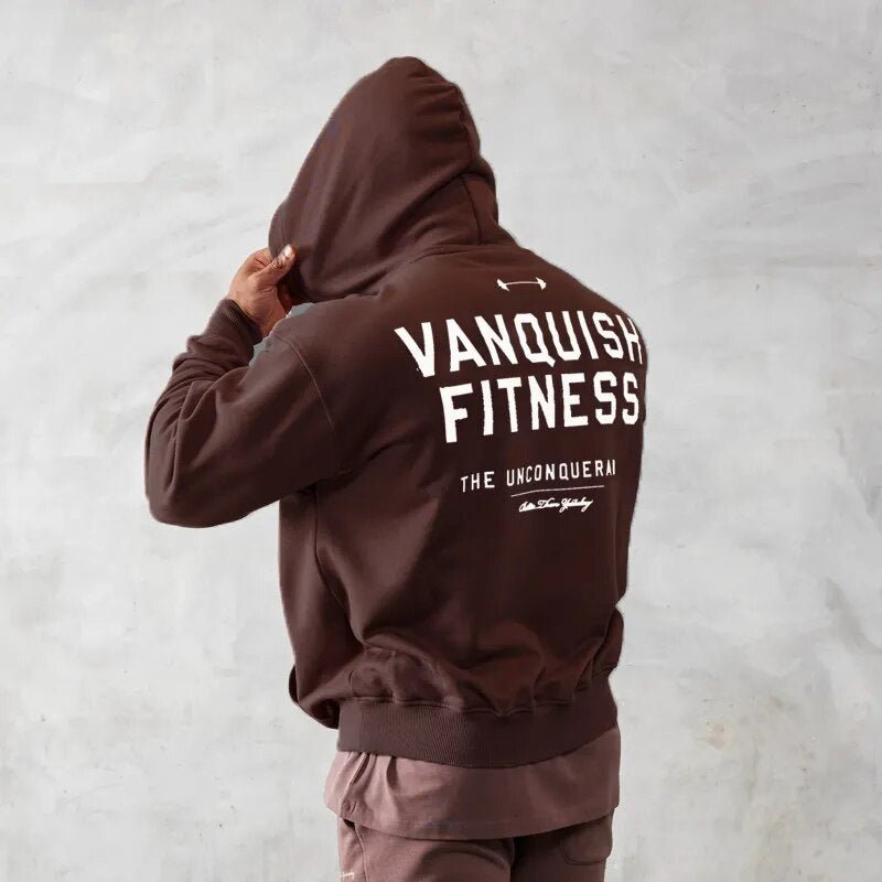 Men Oversized Pullover Hoodie Cotton Loose Sportswear Joggers Gym Sports Fitness Running Training Coat Casual Fashion Sweatshirt - Yallafit